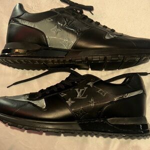 Louis Vuitton Black Sneakers Sleek Design